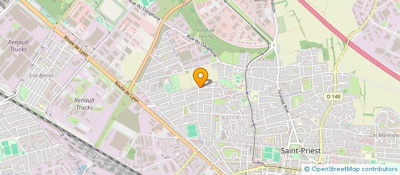 localisation de l'entreprise MADAME LAETITIA BARBOT  SAINT-PRIEST