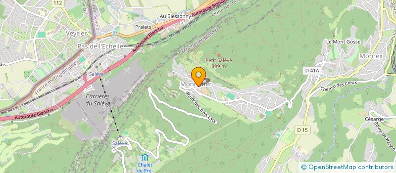 localisation de l'entreprise MADAME LAETITIA BARNEOUD-ARNOULET  MONNETIER-MORNEX