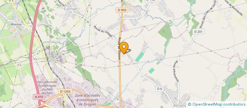 localisation de l'entreprise MADAME LAETITIA BARON  CORNIER