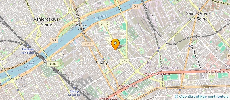localisation de l'entreprise MADAME LAETITIA BARONE à CLICHY