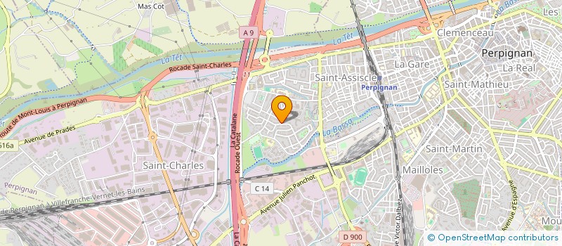 localisation de l'entreprise MADAME LAETITIA BARRIERE  PERPIGNAN