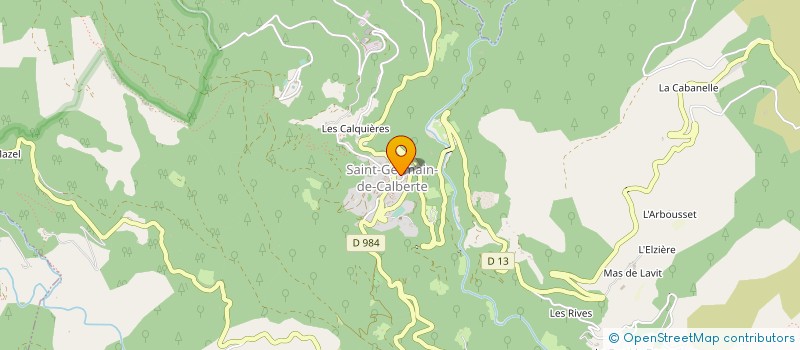 localisation de l'entreprise MADAME LAETITIA BARTOLI  SAINT-GERMAIN-DE-CALBERTE