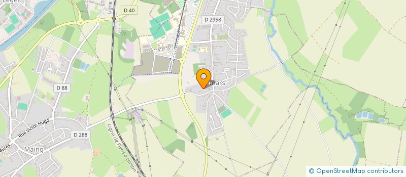 localisation de l'entreprise MADAME LAETITIA BASINSKI  FAMARS