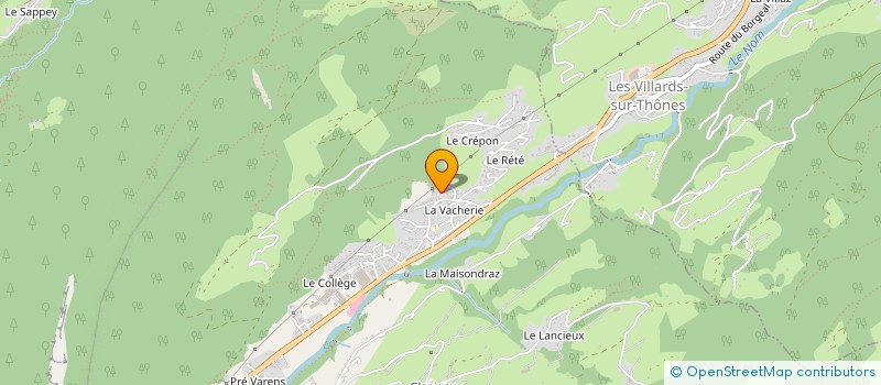 localisation de l'entreprise MADAME LAETITIA BASSANI  THONES