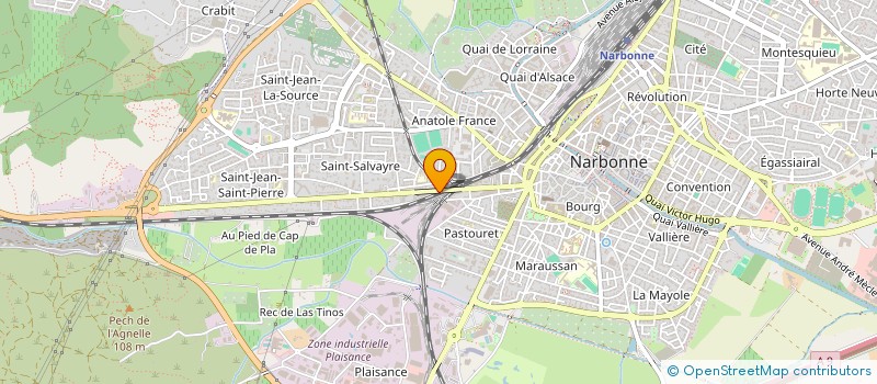 localisation de l'entreprise MADAME LAETITIA BASTIENT  NARBONNE