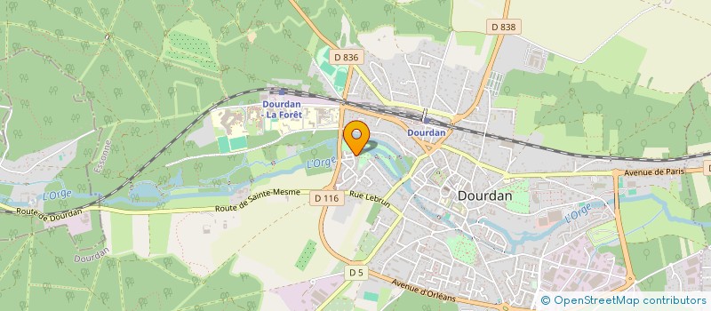 localisation de l'entreprise MADAME LAETITIA BASTIN à DOURDAN