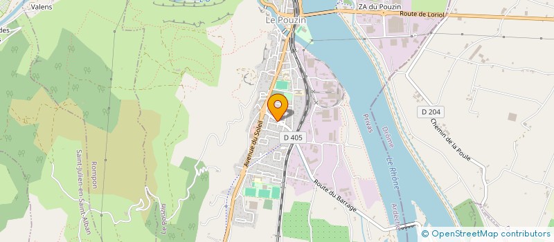 localisation de l'entreprise MADAME LAETITIA BATAILLON  LE POUZIN