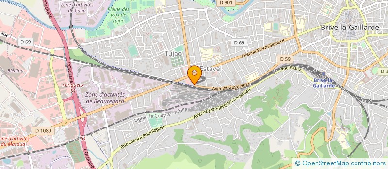 localisation de l'entreprise MADAME LAETITIA BATHIARD  BRIVE-LA-GAILLARDE