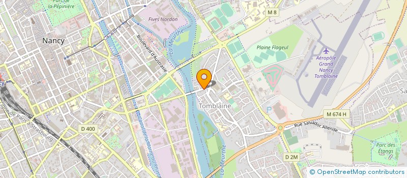 localisation de l'entreprise MADAME LAETITIA BATON  TOMBLAINE