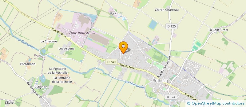 localisation de l'entreprise MADAME LAETITIA BAUDET  PRAHECQ