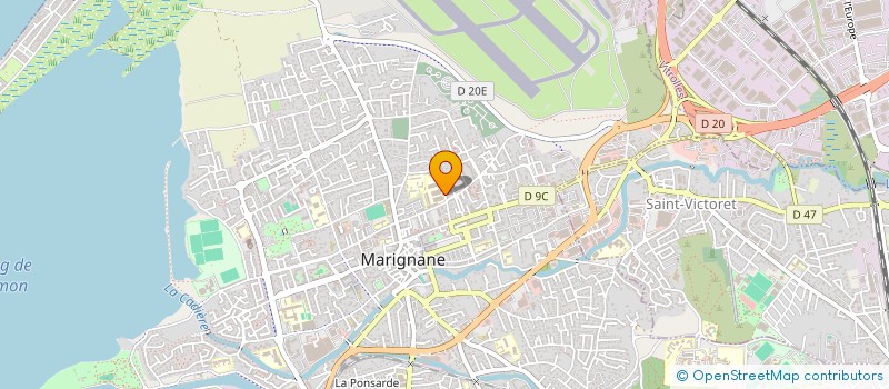 localisation de l'entreprise MADAME LAETITIA BAUDOIN à MARIGNANE