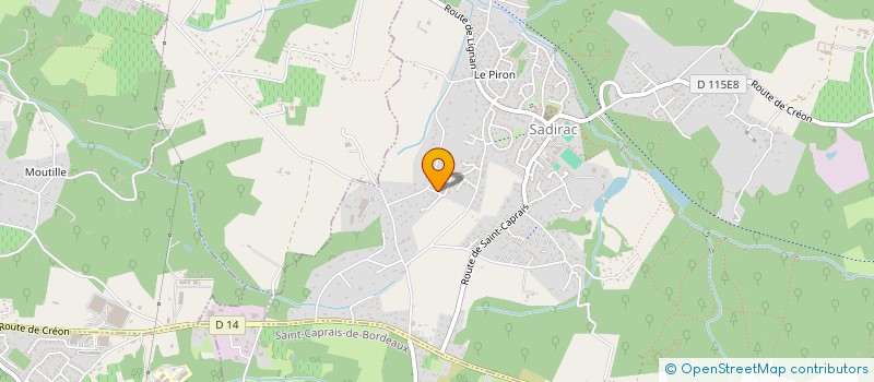 localisation de l'entreprise MADAME LAETITIA BAUDOT à SADIRAC