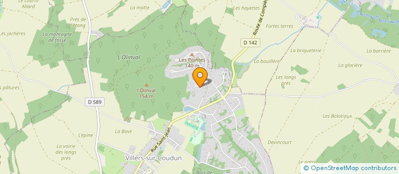 localisation de l'entreprise MADAME LAETITIA BAUDU à VILLERS-SUR-COUDUN
