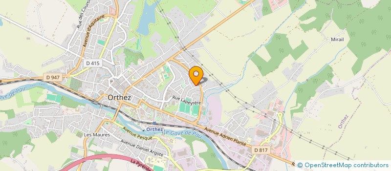 localisation de l'entreprise MADAME LAETITIA BAZILE  ORTHEZ