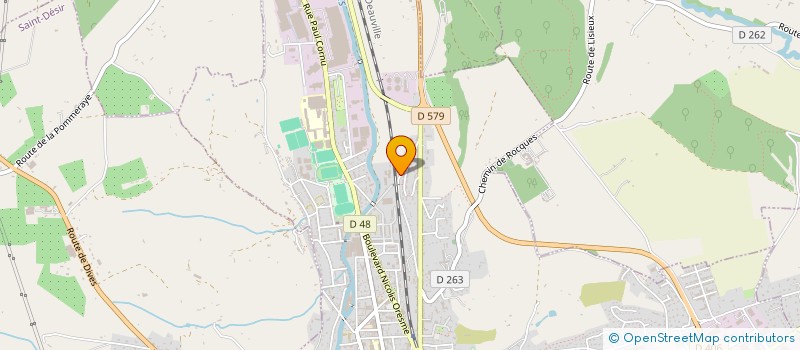 localisation de l'entreprise MADAME LAETITIA BECERRA  LISIEUX