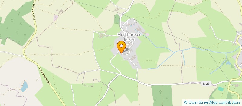 localisation de l'entreprise MADAME LAETITIA BECK  MONTHUREUX-LE-SEC