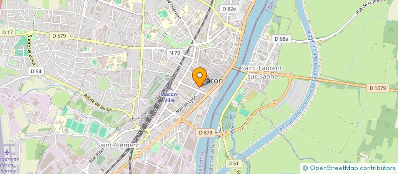 localisation de l'entreprise MADAME LAETITIA BECKER  MACON