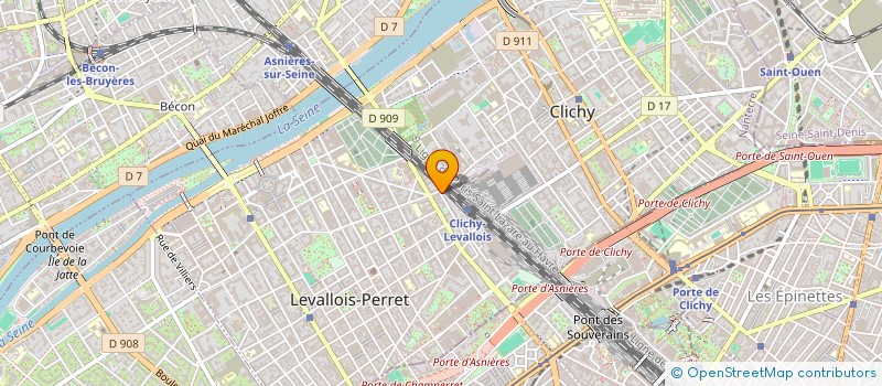 localisation de l'entreprise MADAME LAETITIA BEDEL à LEVALLOIS-PERRET