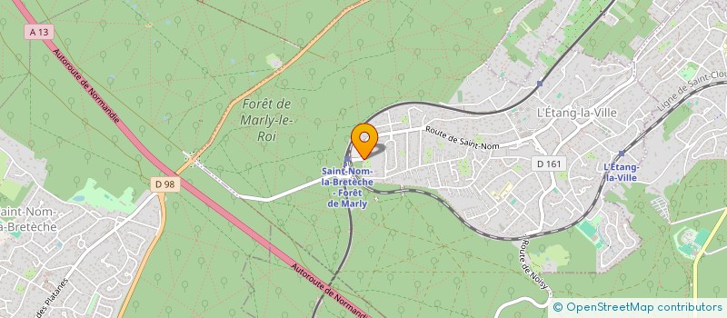 localisation de l'entreprise MADAME LAETITIA BEGHIN  L'ETANG-LA-VILLE