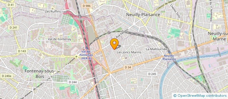 localisation de l'entreprise MADAME LAETITIA BEGOT à LE PERREUX-SUR-MARNE
