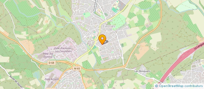 localisation de l'entreprise MADAME LAETITIA BEGOU  CASTRIES