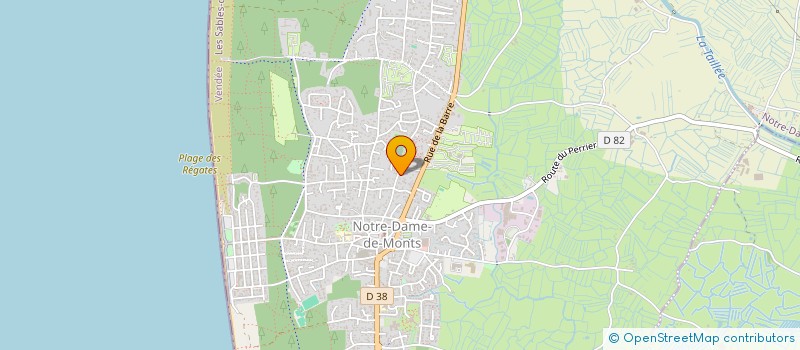 localisation de l'entreprise MADAME LAETITIA BEGUIN  NOTRE-DAME-DE-MONTS