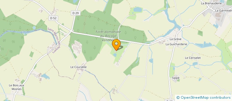 localisation de l'entreprise MADAME LAETITIA BEL à ESSARTS-EN-BOCAGE