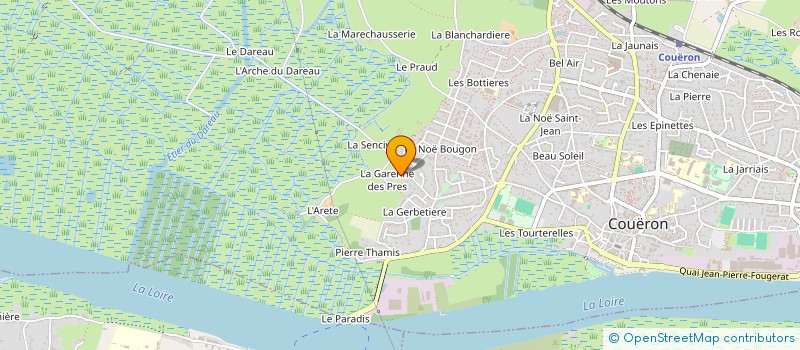 localisation de l'entreprise MADAME LAETITIA BELALA à COUERON