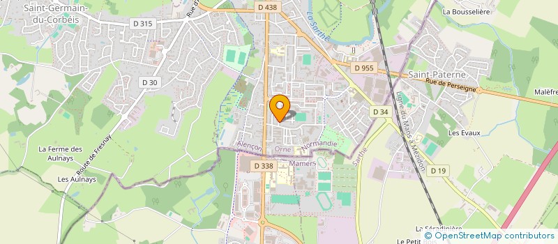 localisation de l'entreprise MADAME LAETITIA BELIN à ALENCON
