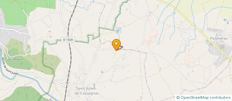 localisation de l'entreprise MADAME LAETITIA BELLANDI  LES MAGES