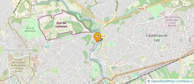 localisation de l'entreprise MADAME LAETITIA BELLEC à MONTPELLIER