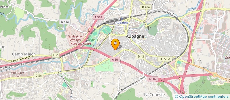 localisation de l'entreprise MADAME LAETITIA BELLENGE à AUBAGNE