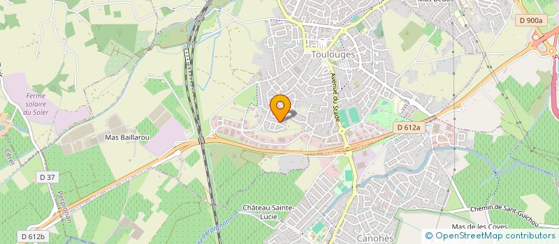 localisation de l'entreprise MADAME LAETITIA BELMONTE à TOULOUGES