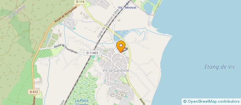 localisation de l'entreprise MADAME LAETITIA BENAVENTE  VIC-LA-GARDIOLE