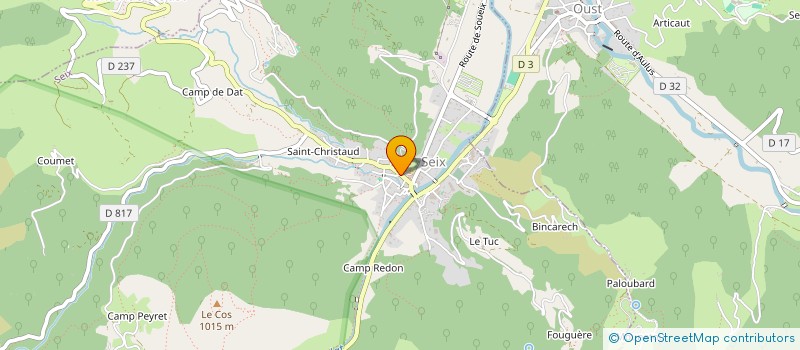 localisation de l'entreprise MADAME LAETITIA BENICHOU  SEIX