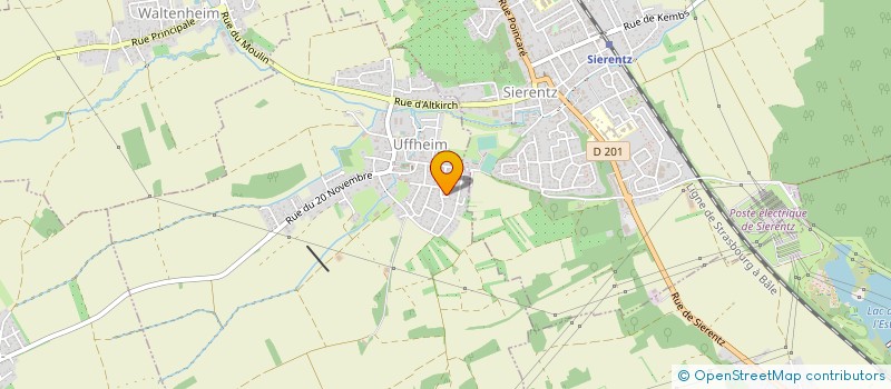 localisation de l'entreprise MADAME LAETITIA BENTZINGER  UFFHEIM