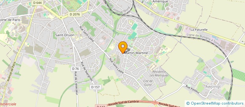 localisation de l'entreprise MADAME LAETITIA BERA à CAMBRAI