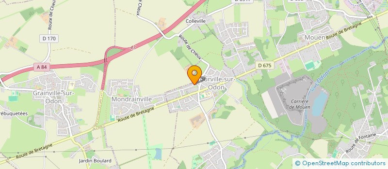 localisation de l'entreprise MADAME LAETITIA BERGAMASCO  TOURVILLE-SUR-ODON