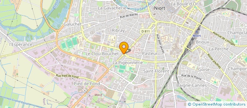 localisation de l'entreprise MADAME LAETITIA BERGER  NIORT