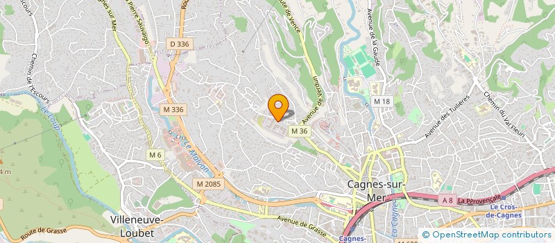 localisation de l'entreprise MADAME LAETITIA BERHAULT à CAGNES-SUR-MER
