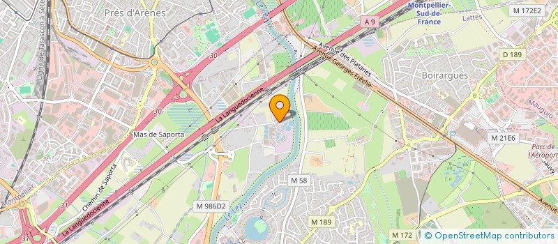 localisation de l'entreprise MADAME LAETITIA BERNARD à LATTES