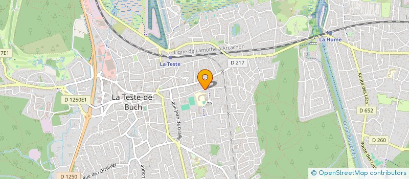 localisation de l'entreprise MADAME LAETITIA BERNARDI  LA TESTE-DE-BUCH