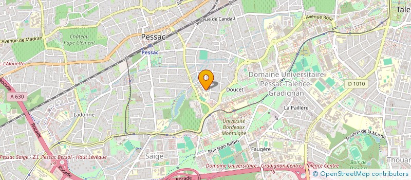 localisation de l'entreprise MADAME LAETITIA BERNINET à PESSAC