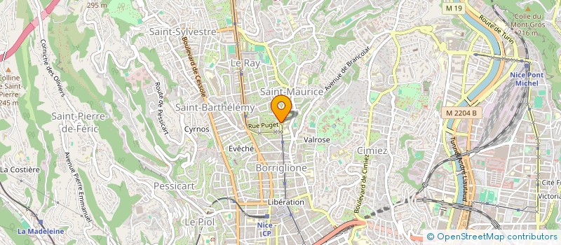 localisation de l'entreprise MADAME LAETITIA BERTHET à NICE