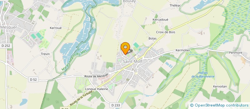 localisation de l'entreprise MADAME LAETITIA BERTHO à SAINT-MOLF