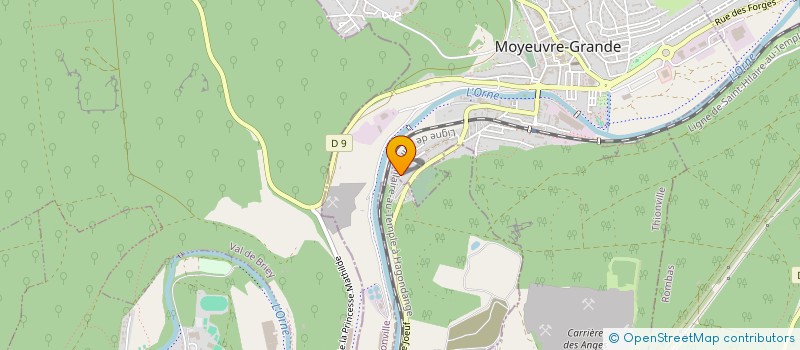 localisation de l'entreprise MADAME LAETITIA BERTI  MOYEUVRE-GRANDE