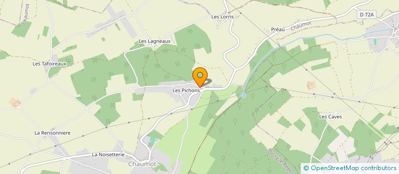 localisation de l'entreprise MADAME LAETITIA BERTRAND à CHAUMOT