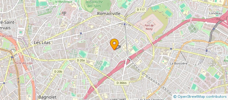 localisation de l'entreprise MADAME LAETITIA BEUCHERE à ROMAINVILLE