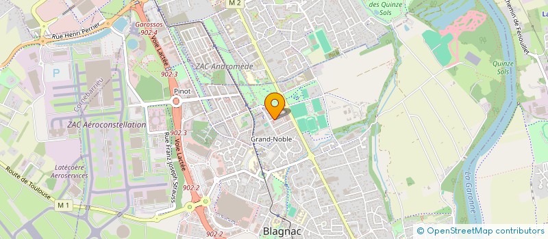 localisation de l'entreprise MADAME LAETITIA BIDEIRA à BLAGNAC