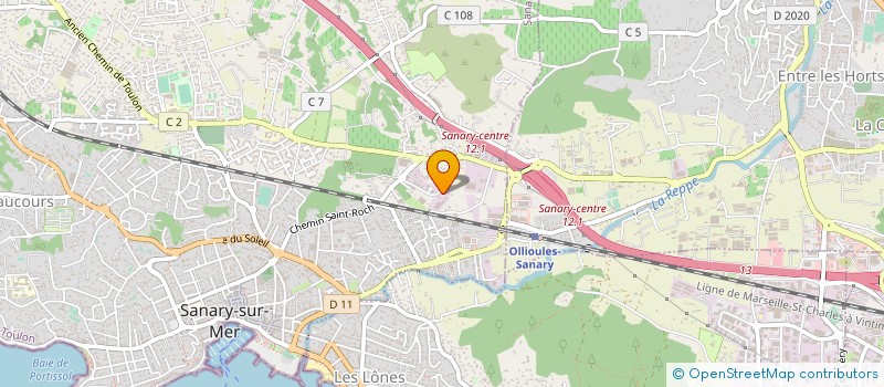 localisation de l'entreprise MADAME LAETITIA BIENVENU  LA VALETTE-DU-VAR